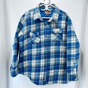 C.E.‎ Schmidt Workwear Fit For Her Quilted Coat Ladies 2XL Turquoise Plaid